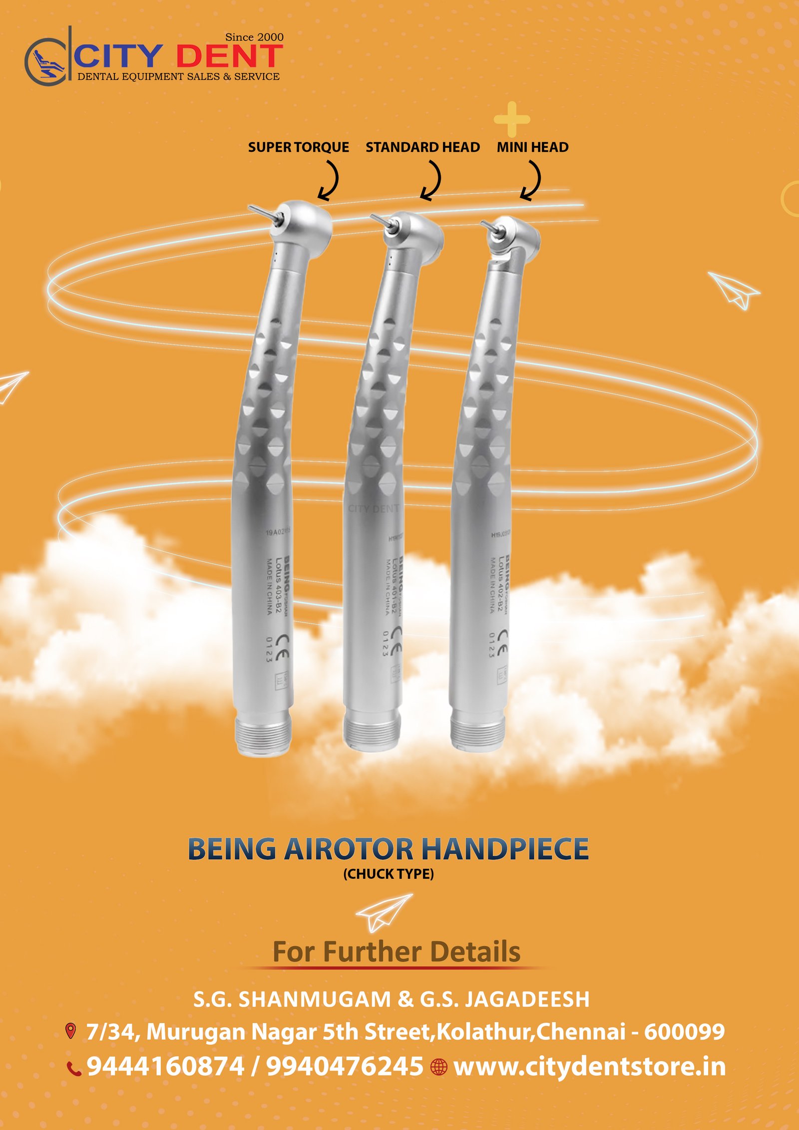 Being Airotor HandPiece