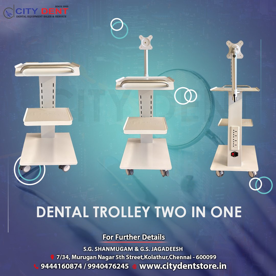 Dental Trolley Two in One